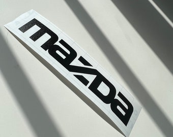 Mazda Logo Vinyl Decal - Bumper Sticker Miata Mx-5 Car Decal