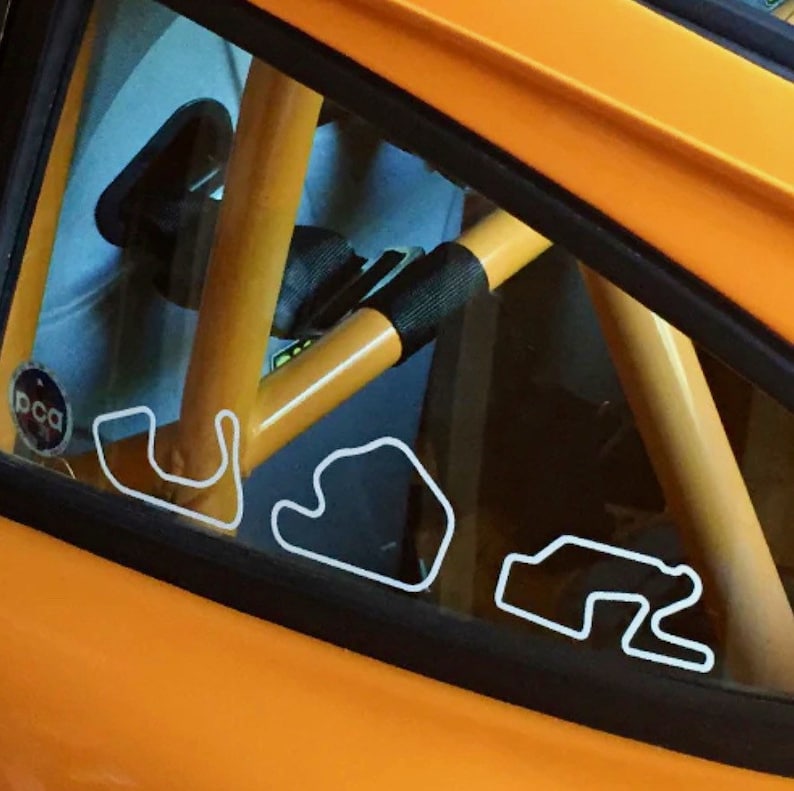 Nurburgring Decal - Race Track Sticker - Vinyl Decal Gift for Men ...