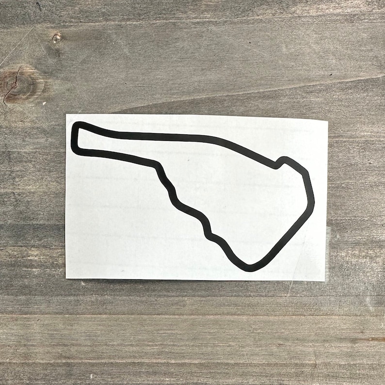 Gateway Raceway Track Sticker Road Atlanta - Race Track Sticker - Vinyl Decal Gift for Men Racecars ...
