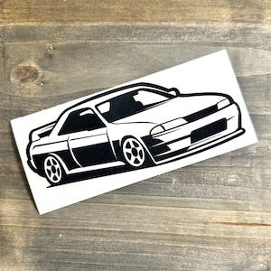 R32 Aufkleber | JDM Aufkleber für Fenster | Treiben | Haltung | Geschenke für Ihn | Rennwagen | GTR