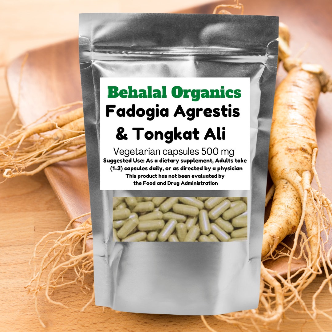 Tongkat Ali and Fadogia Agrestis 500mg Quick Capsules Etsy