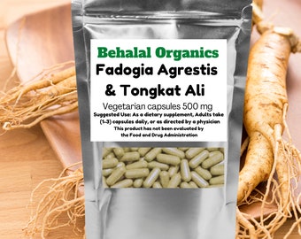 Tongkat Ali and Fadogia Agrestis 500mg Quick Capsules