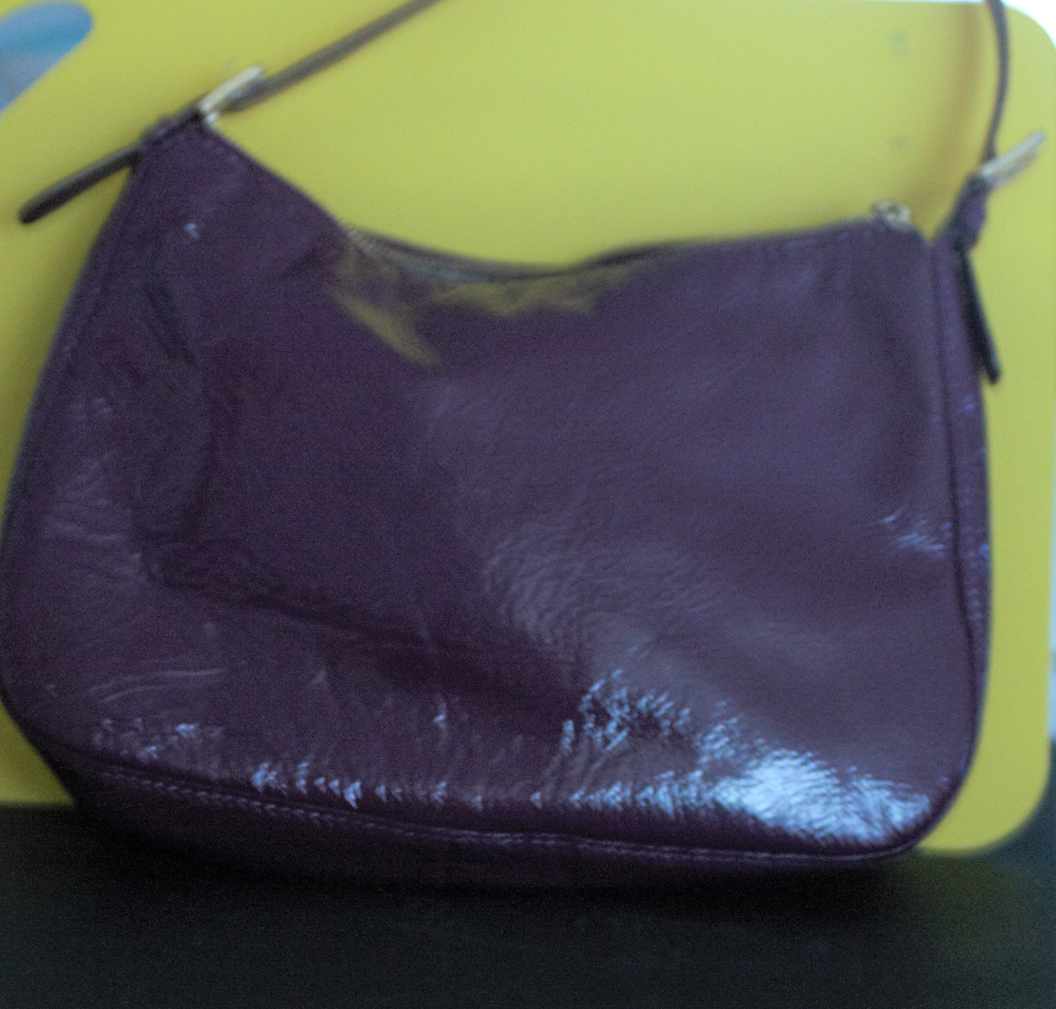 Michael Kors Purple Patent Leather Small Purse Handbag Vintage - Etsy New  Zealand