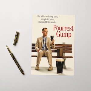 Funny Guinness Movie Greeting Cards – Classic Films Reimagined with a Pint | Birthday, Anniversary & All-Occasion Cards