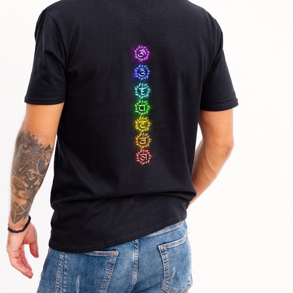 Chakra T Shirt | Chakra Shirt | Custom Shirt Unisex | 7 chakra | chakra meditation shirt | gift-for-her | gift-for him