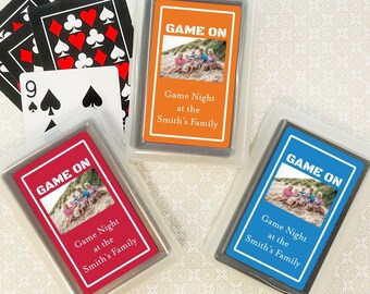 Wedding Bulk Playing Cards Favors, Photo Required Game On Personalized Playing Cards Favors, Playing Cards Wedding Party Favors, Set of 10