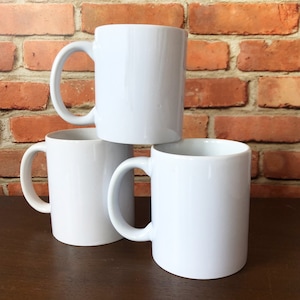 Sublimation White Coffee Mugs - Quality Grade B