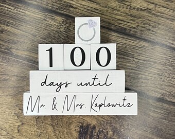 365 Day Disney Countdown Blocks - Etsy