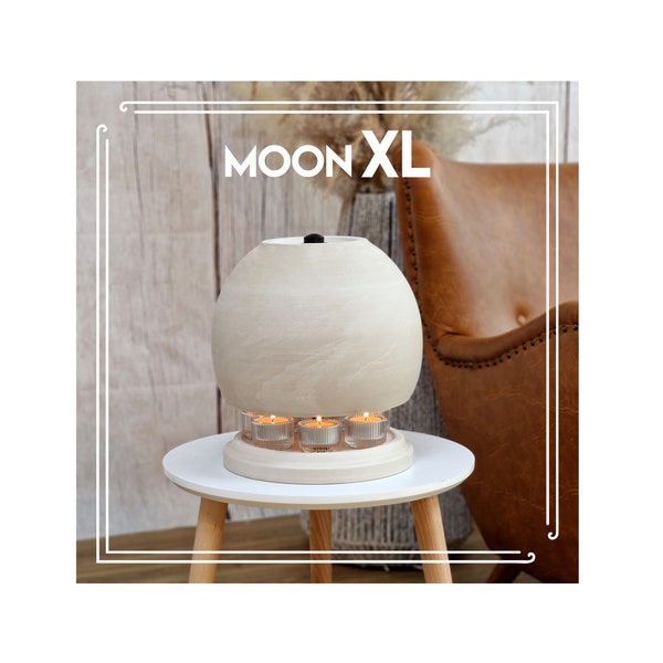 Teelichtofen - Doppelwandig - Teelichtheizung - Tischofen // Variante MOON XL