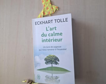 Origami dove bookmark for book lovers
