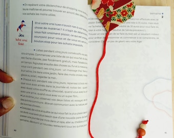 Origami Heart Bookmark for Book Lovers