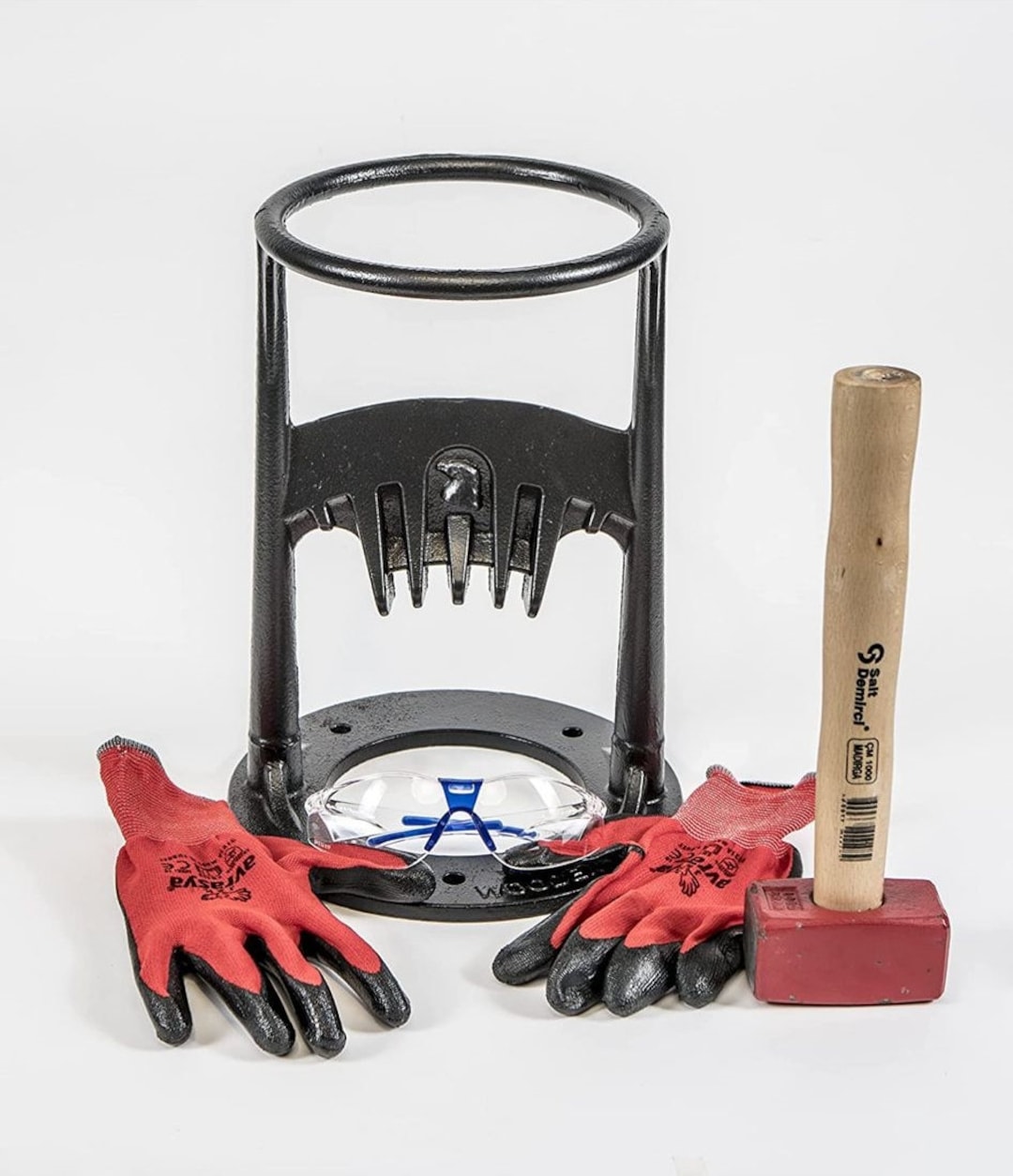 MCC Log Splitter With Hammer cast Iron Wood Splitter kindling Splitting