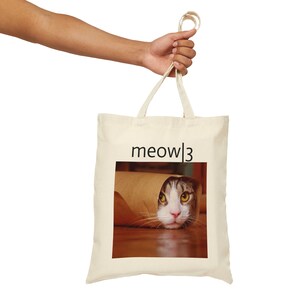 Cotton Canvas Tote Bag