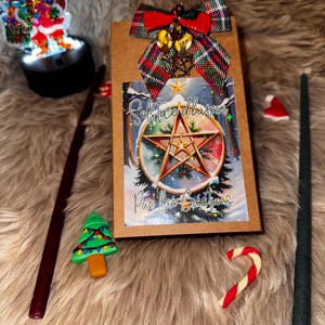 L’oracle coffret du solstice d’hiver-86cartes-thème Noël oracle,intuitif,générale,divinatoire,datation,boîte, size tarot-Français disponible