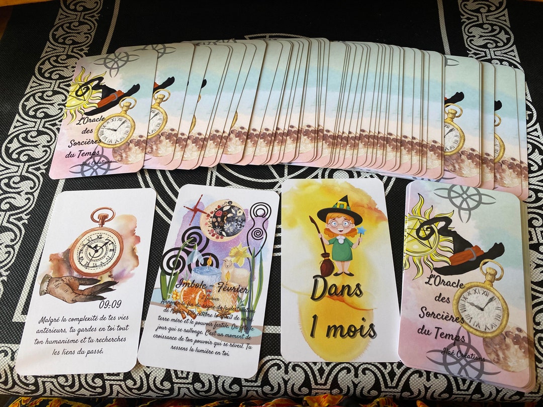 PRÉCOMMANDE L'oracle des sorcières du temps- 70 cartes oracle des ...