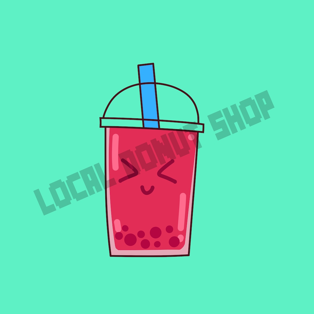 Bubble Tea Doodle Basic Versions Etsy