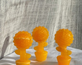 You Pick - Juicy Orange Calcite Sunflower | Stone of Joy | Home Decor | Healing Energy | Orange Calcite Flower | Reiki | Meditation | Yoga
