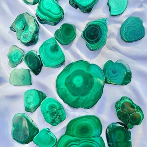 Stunning Malachite Slabs | You Choose | Healing Energy | Gifts | Crystal Slab | Malachite Slices