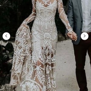 Boho Western Wedding Dress