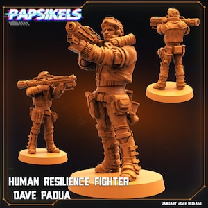 Human Resilience Fighter - Laser Cannon - Dave Padua