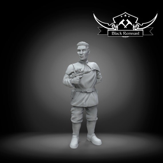 Insurgent Commander Founder | 35mm | SW Legions | DnD Miniatures  | Tabletop Miniature | Sci-Fi | SW Miniatures