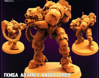 FKMSA Advance Battle Droid Armored Heavy Arms Unit - C