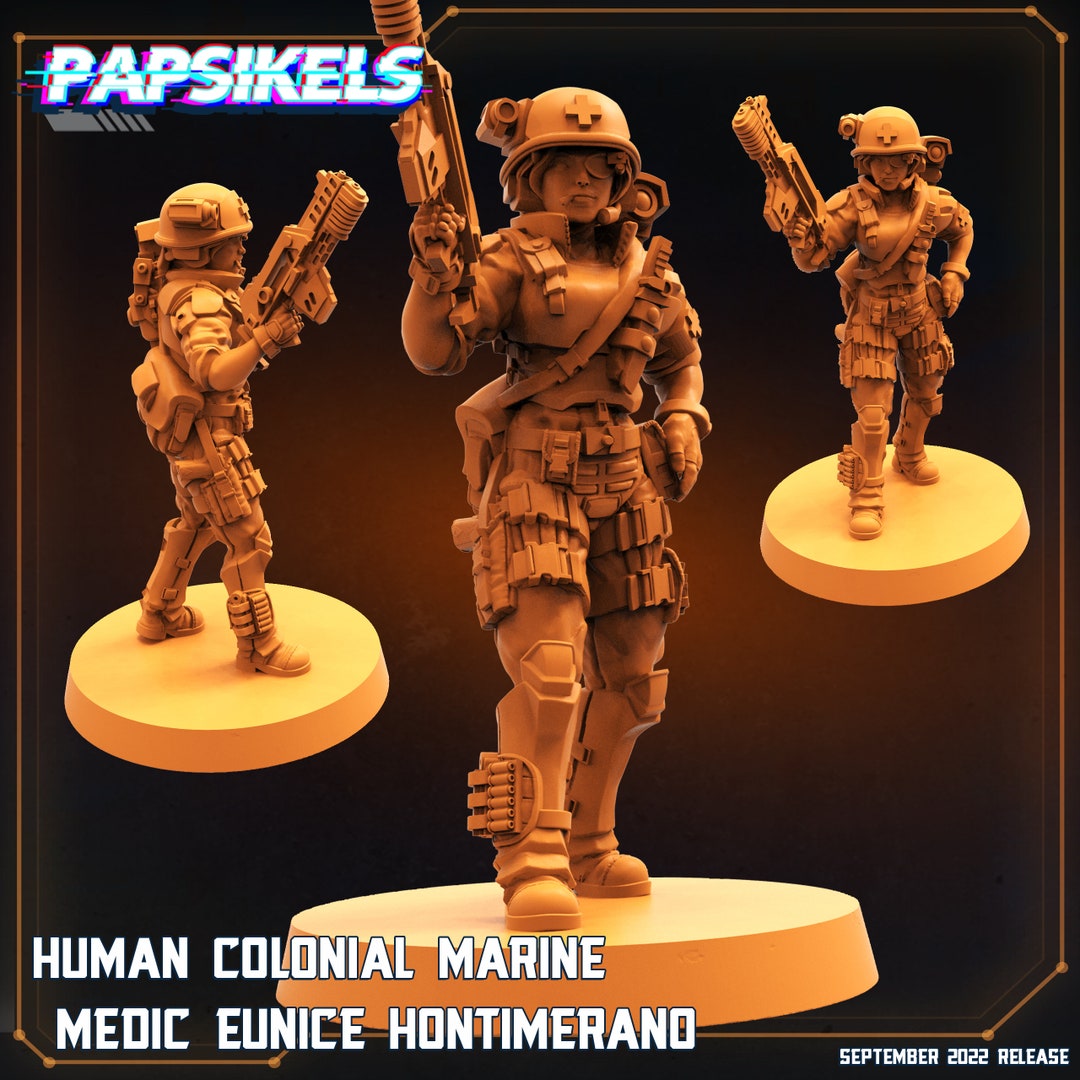 Human Colonial Marine Medic - Eunice Hontimerano - Etsy
