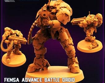 FKMSA Advance Battle Droid - Armored Heavy Arms Unit - B
