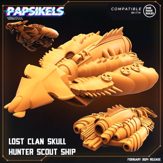 Lost Clan Skull Hunter Scout Ship