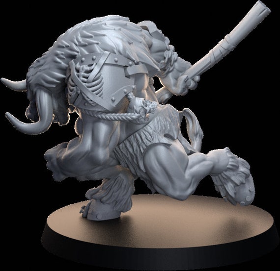 Charging Minotaur - Etsy