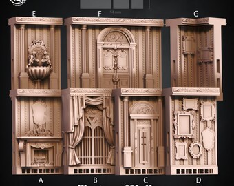 Dungeon Walls Dnd Miniatures Fantasy Rpg's | Etsy
