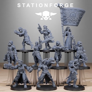 GrimGuard Sisters - Set of 10 | Grimdark | Sci-Fi Future | Tabletop Wargaming