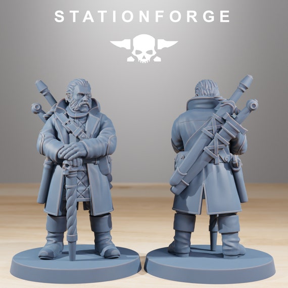 National Guard - Inquisitor 4 | DnD Miniatures  | Wargame Proxy Minis | Sci-Fi | Cyberpunk