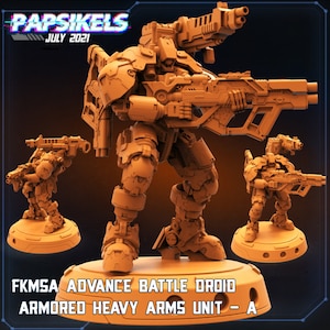 FKMSA Advance Battle Droid Armored Heavy Arms Unit A