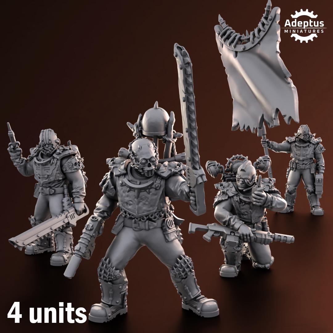 Command Squad - Shattered Legion - Set of 4 - Etsy