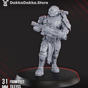 Operations Team Warrior | Grimdark | Sci-Fi Future | Tabletop Wargaming
