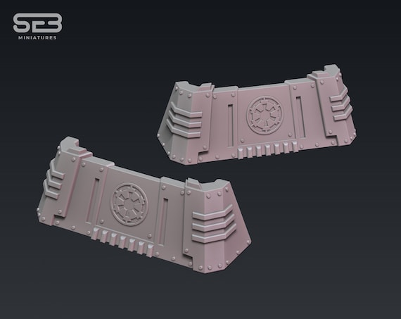 Imperial Barricade - Set of 2 | Anvilrage