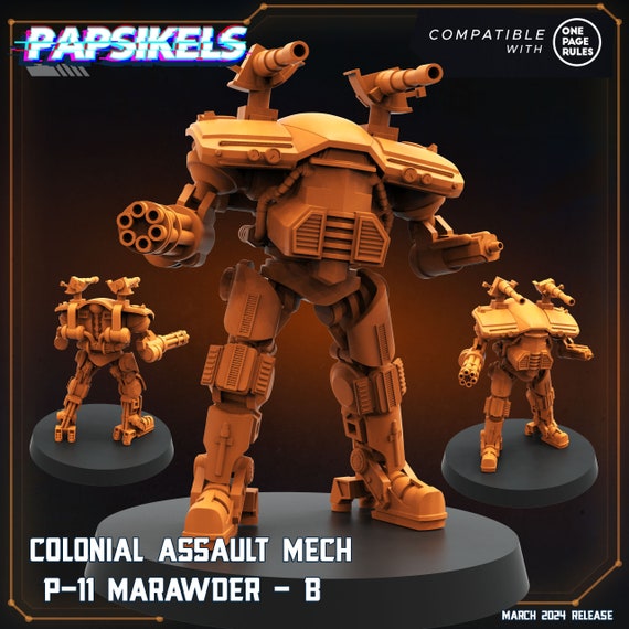 Colonial Assault Mech P-11 Marawder - B