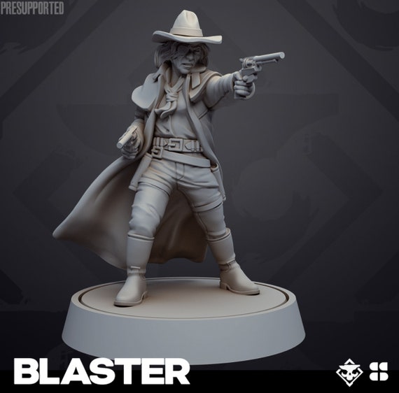 Cowboy - The Old Gun | 35mm | DnD Miniatures  | Tabletop Miniature | Sci-Fi | Cowboys | Westerns