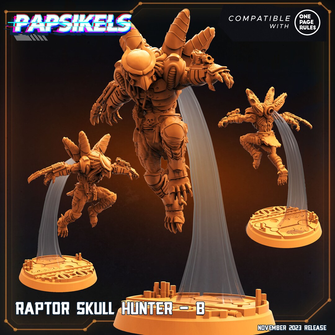 Raptor Skull Hunter - B - Etsy