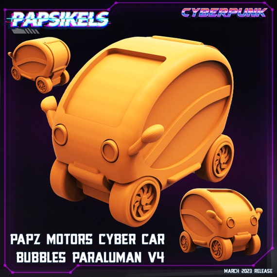 PAPZ Motors Cyber Car Bubbles Paraluman V4