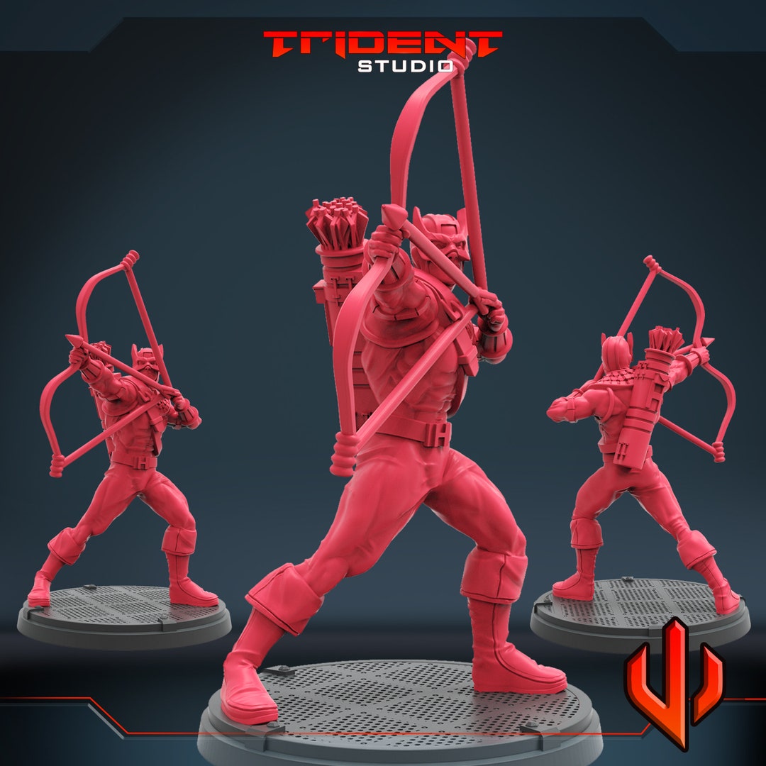 Classic Hawkeye A 40mm Crisis Protocol Dnd Miniatures Tabletop ...
