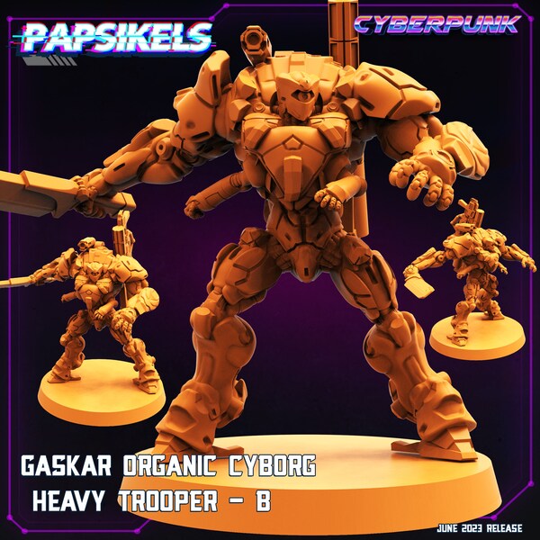 Gaskar Organic Cyborg Heavy Trooper - B