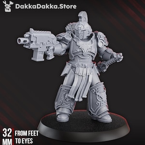 Space Knights - Bullwhip Clan Warriors - 1 | Grimdark | Sci-Fi Future | Tabletop Wargaming