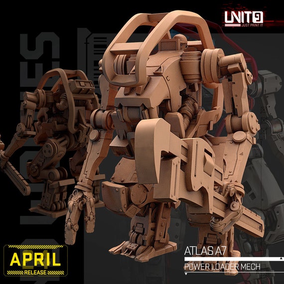 Power Loader Mech - Atlas A7 - Etsy