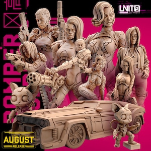 Bomber Girls 11 Piece Complete Set  | Sci-Fi | Cyberpunk