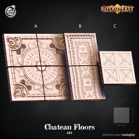 Chateau Walls | DnD Miniatures | Fantasy | RPG's | Tabletop Miniatures