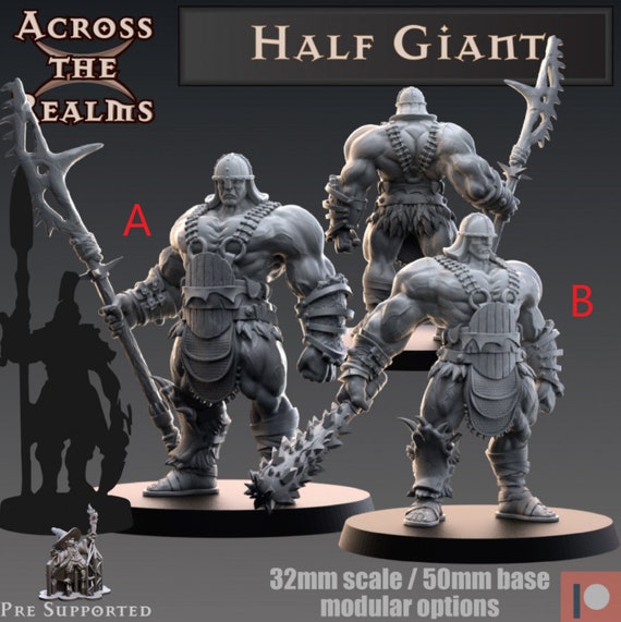 Half Giant | from Fantasy-War Games | DnD Miniatures | 3d Printed Miniatures
