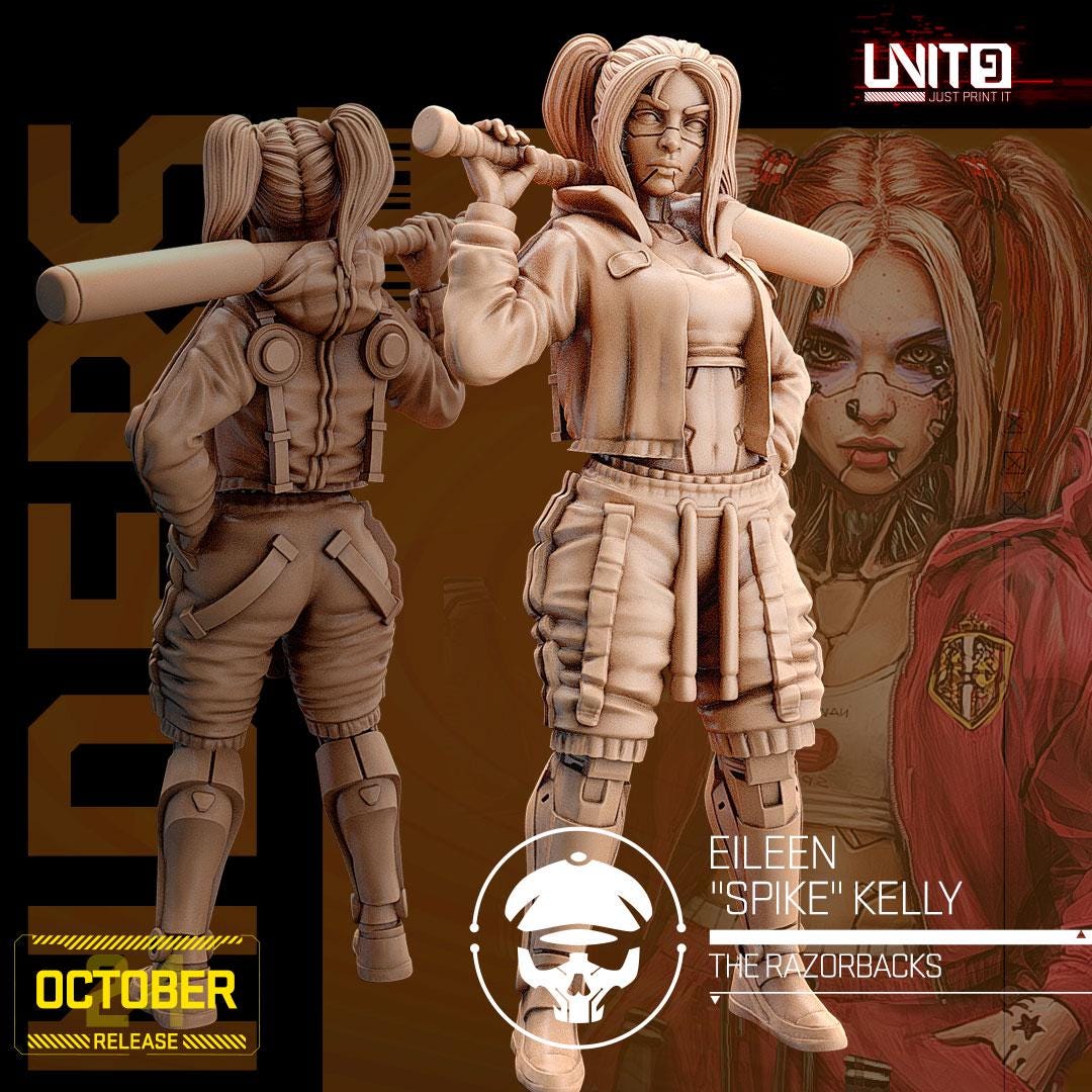 The Razorbacks - Eileen 'spike' Kelly - 1 - Etsy