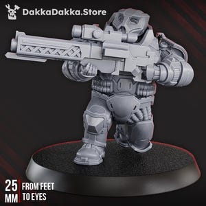 Nibelung Warrior | Grimdark | Sci-Fi Future | Tabletop Wargaming
